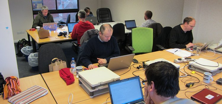 Coworking in an office